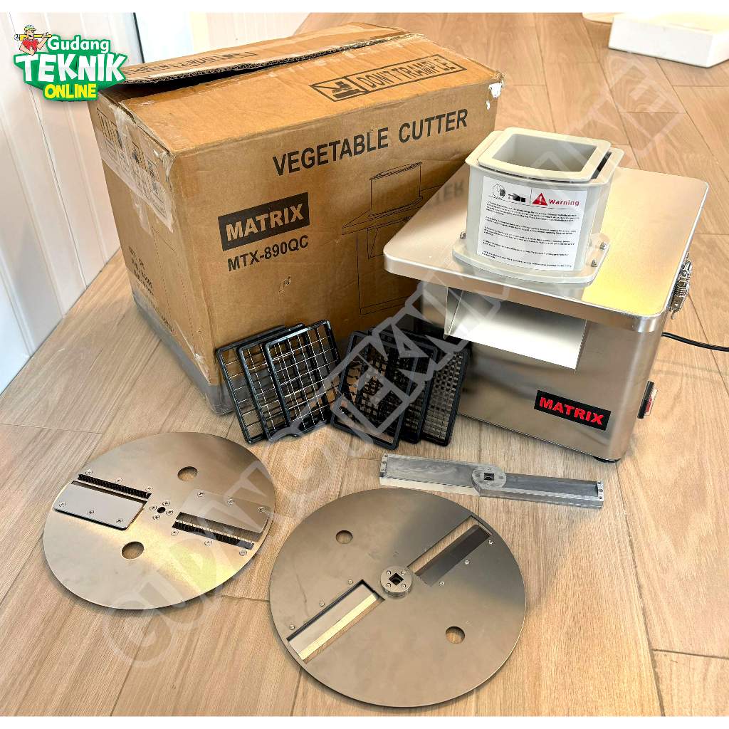 MATRIX Mesin Potong Cacah Sayur Daging Sayuran MATRIX MTX-890QC MTX-860QC  Stainless Steel / Mesin P