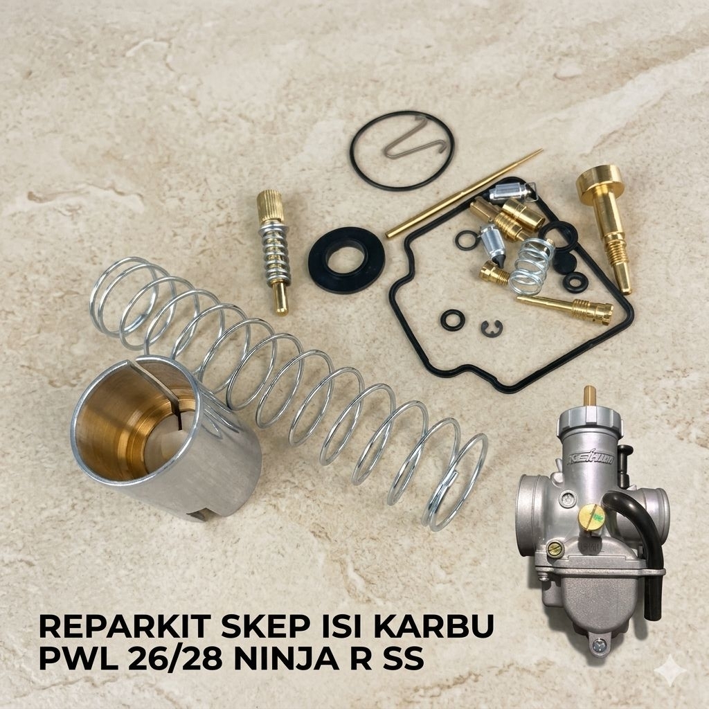 SKEP REPAIR KIT REPARKIT KARBU PWL 26/28 NINJA ISI KARBURATOR NINJA NINJA R SS RR ORIGINAL