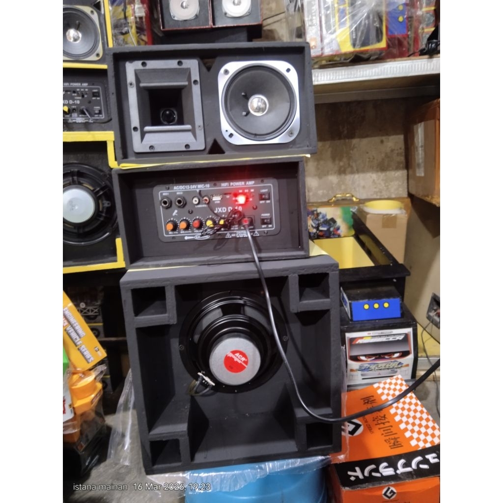 miniatur sound horeg 6 inch spiker acr blutut siap bunyi