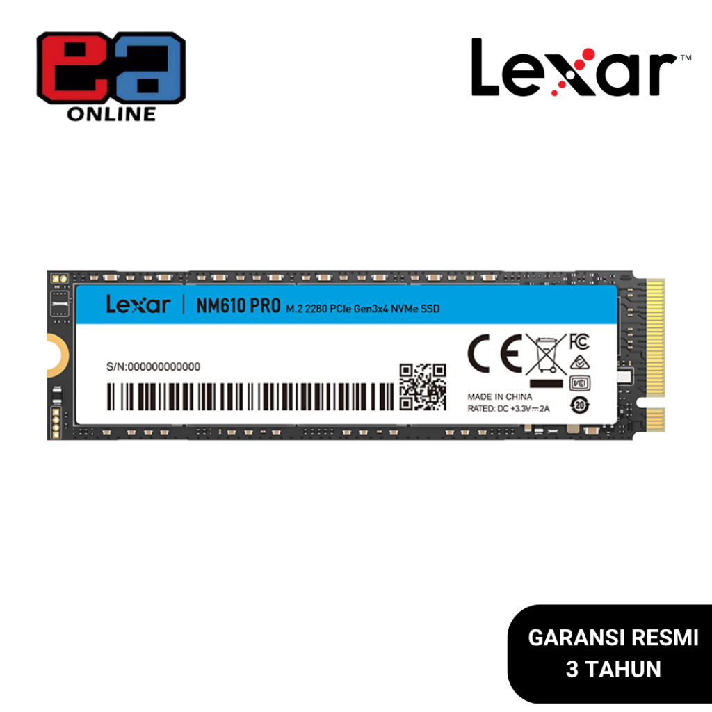 Lexar SSD NM610 Pro 1TB / 2TB M.2 NVMe PCIe Gen 3x4