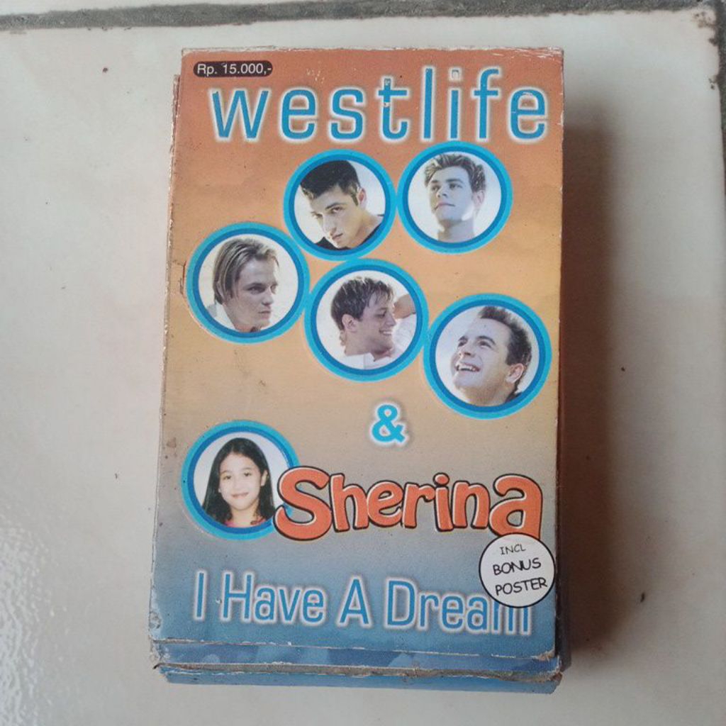 kaset pita Westlife & Sherina i have A dream