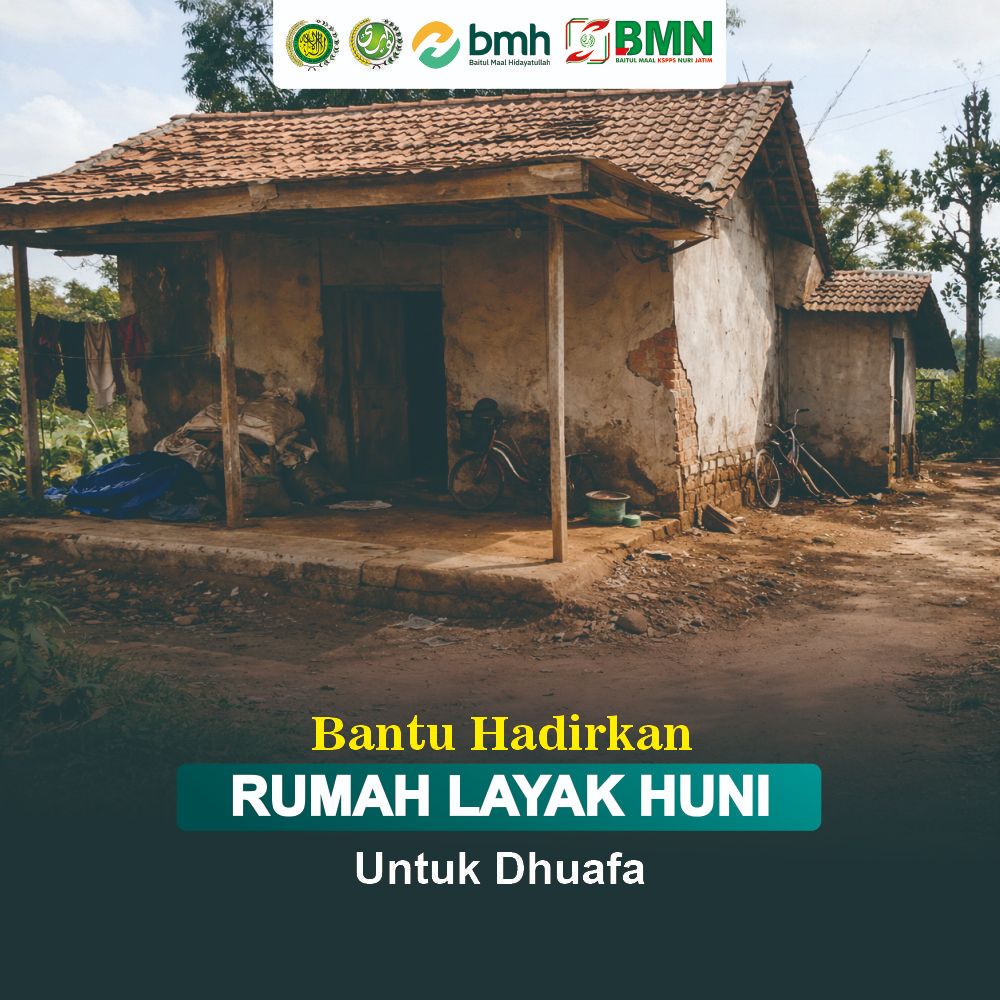 BMN-Sedekah Material Bangunan untuk Bangun Rumah Dhuafa