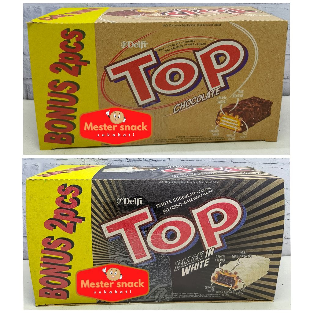 Delfi Top | Coklat Delfi | Delfi Top Wafer | Delfi Top Black and White | Delfi Top Coklat