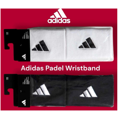 Miliki Adidas Padel Wristband 2 pcs - Wristband Olahraga Sweatband Nyaman & Absorbent