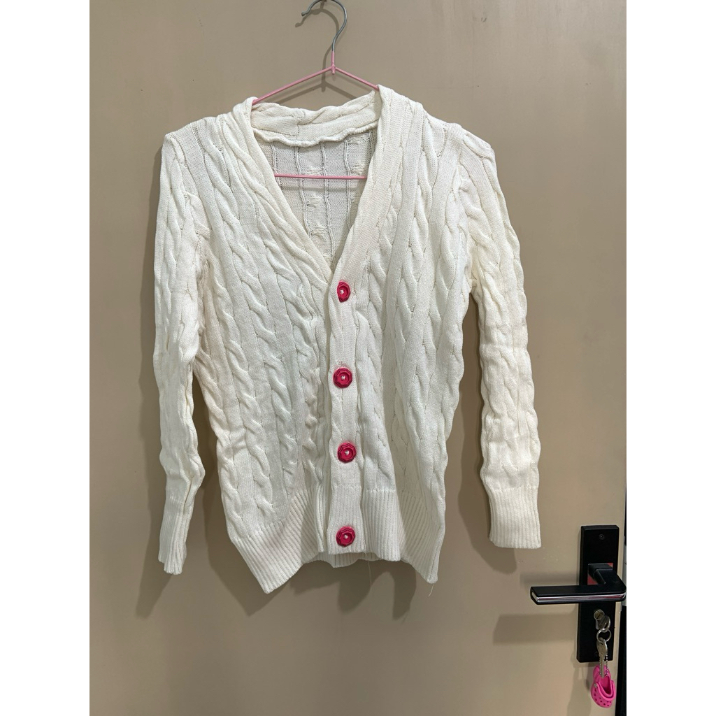 preloved cardigan kepang