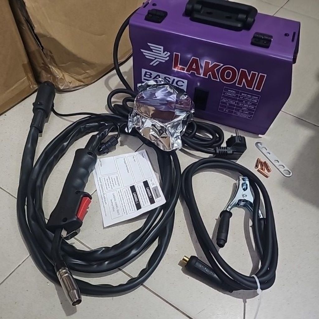 Mesin Las Mig 125 IX Lakoni Travo Las Mig Tanpa Gas Bonus Kawat Las Mig Bergaransi