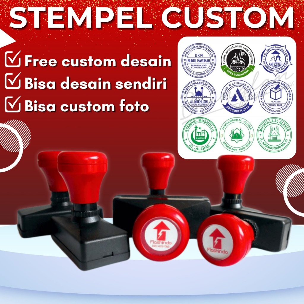 Stempel, stempel custom, stempel nama, stampel custom, stempel murah, stempel perusahaan