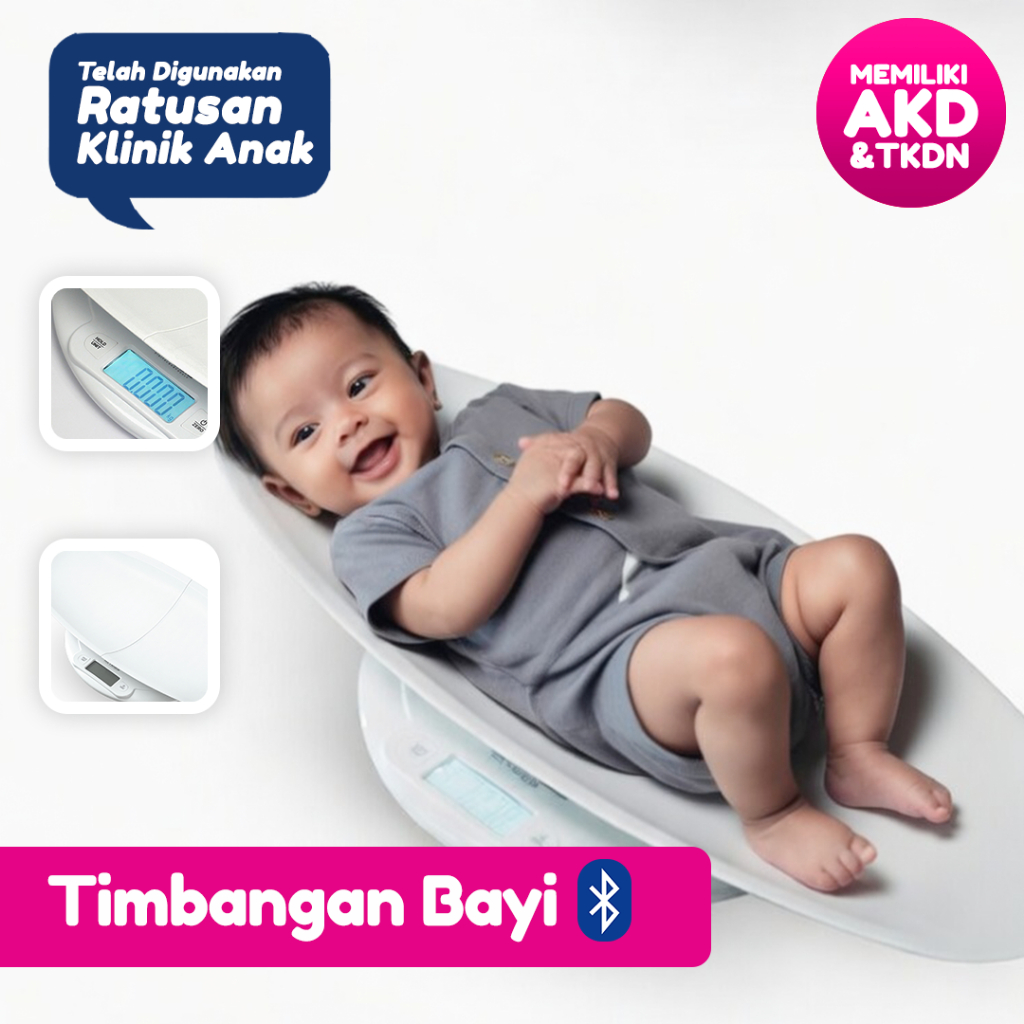 Timbangan Bayi Bluetooth Digital/Timbangan Bayi/Alat Bayi Untuk Pengukuran Berat Badan di Posyandu