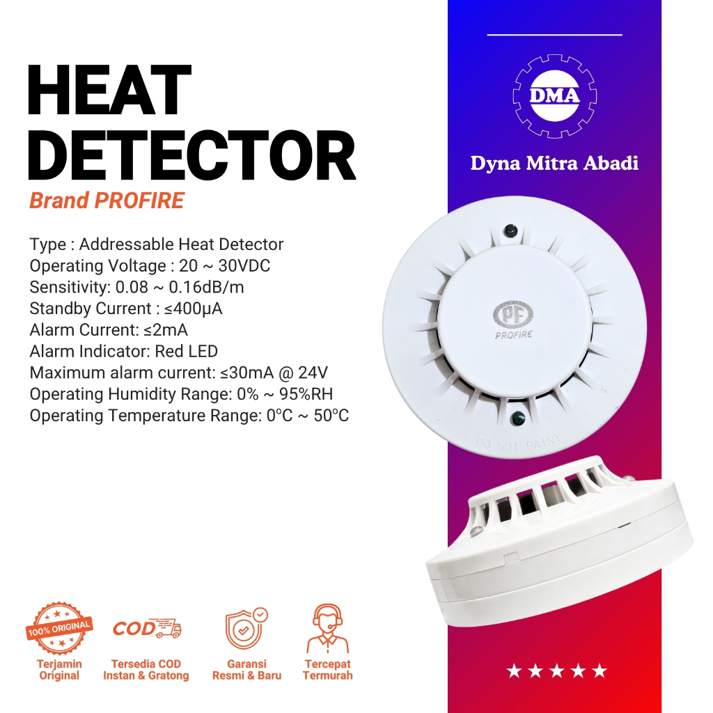 PROFIRE ADDRESSABLE HEAT DETECTOR