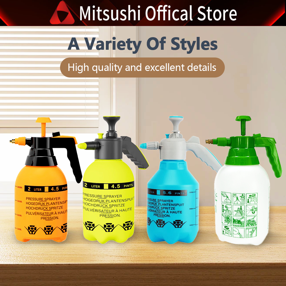 Mitsushi Pressure Sprayer 1,5LITER 2LITER 3LITER / Botol Spray Semprotan Pompa Manual Semprotan Tana