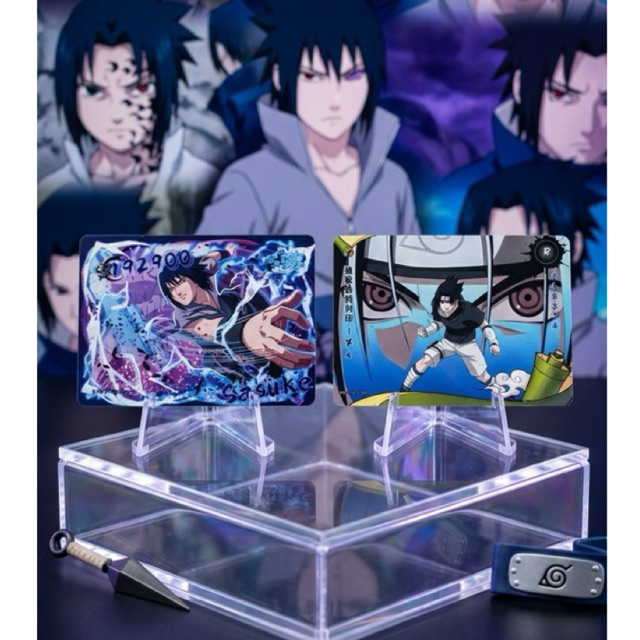 Set 2pcs Card Collectible & CardMaster Naruto | Uchiha Sasuke