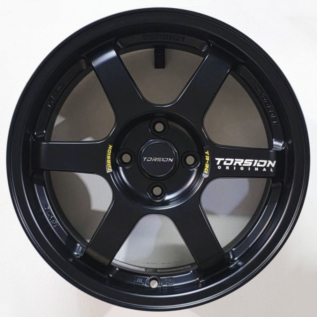 VELG MOBIL ORIGINAL TORSION TR30 R16 x 7 4H 100 ET 41 MATT BLACK - JAZZ BRIO CITY HATCHBACK IGNIS RA
