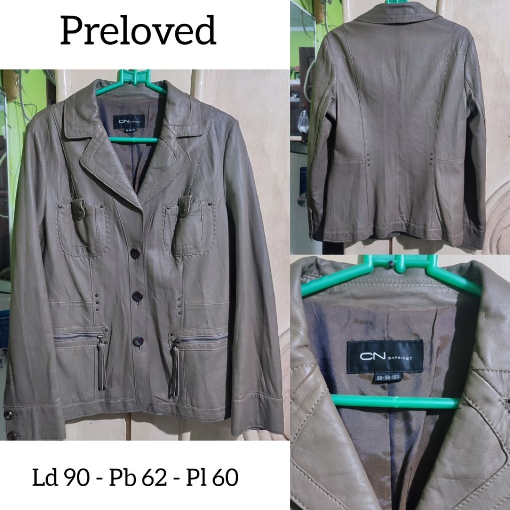 Preloved Jaket Kulit Cewek / Preloved Jaket Kulit Cowok