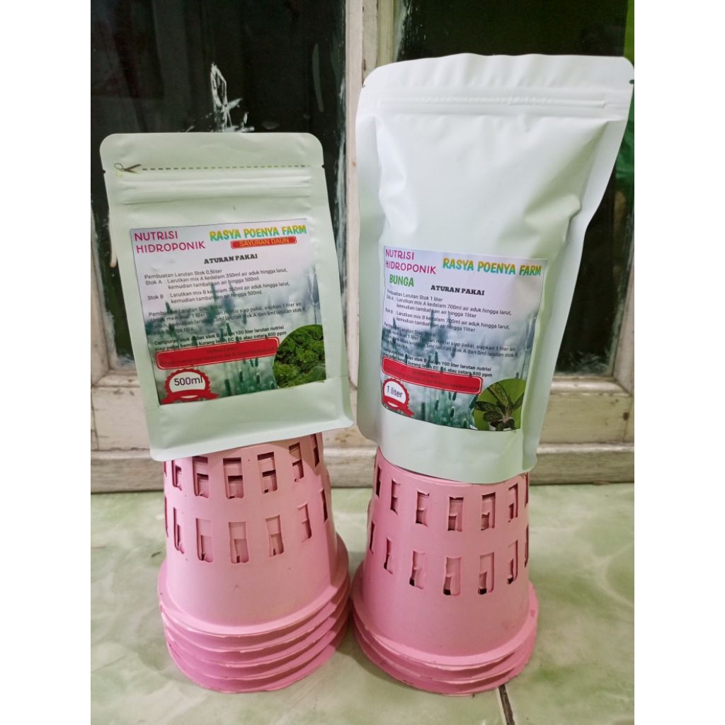 AB mix 1liter/Nutrisi hidroponik 200liter