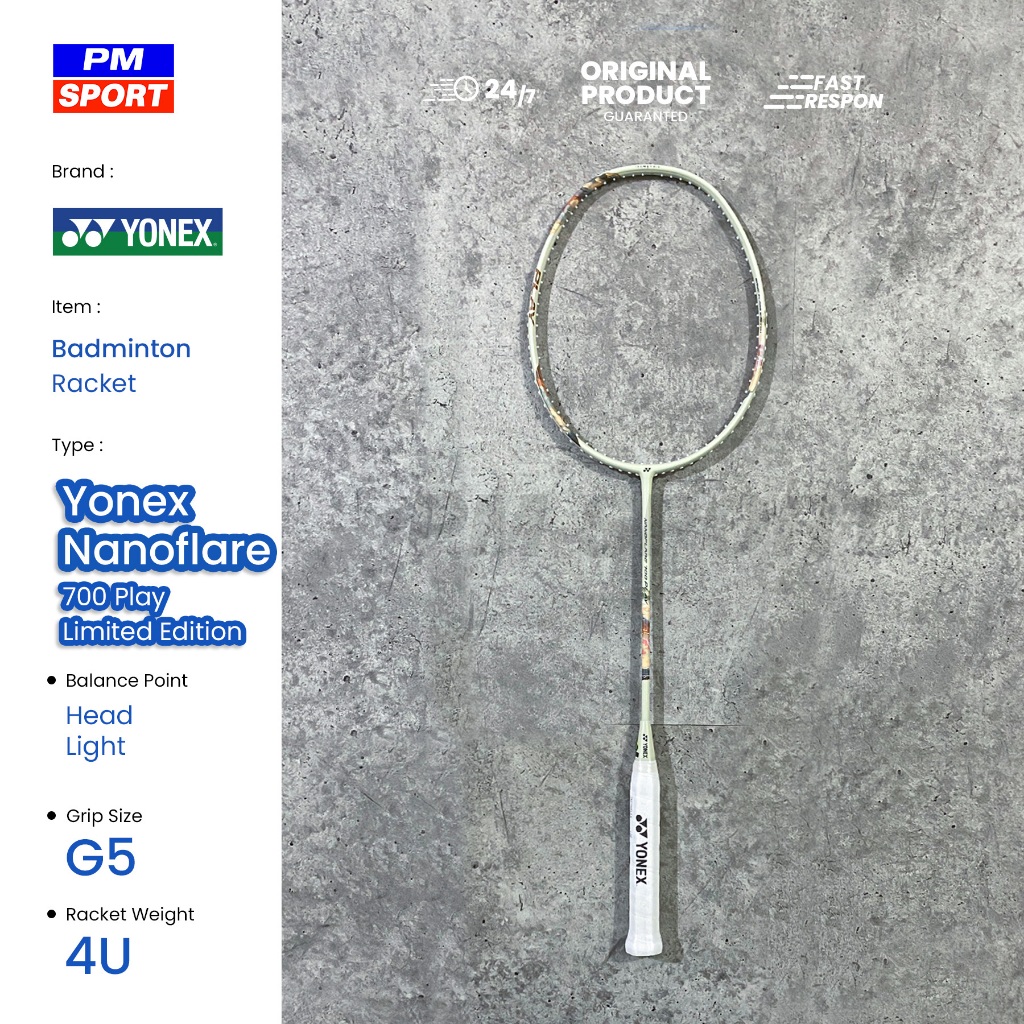 RAKET BADMINTON YONEX NANOFLARE 700 PLAY GEN 2 NEW COLOUR LIMITED EDITION BULUTANGKIS ORIGINAL