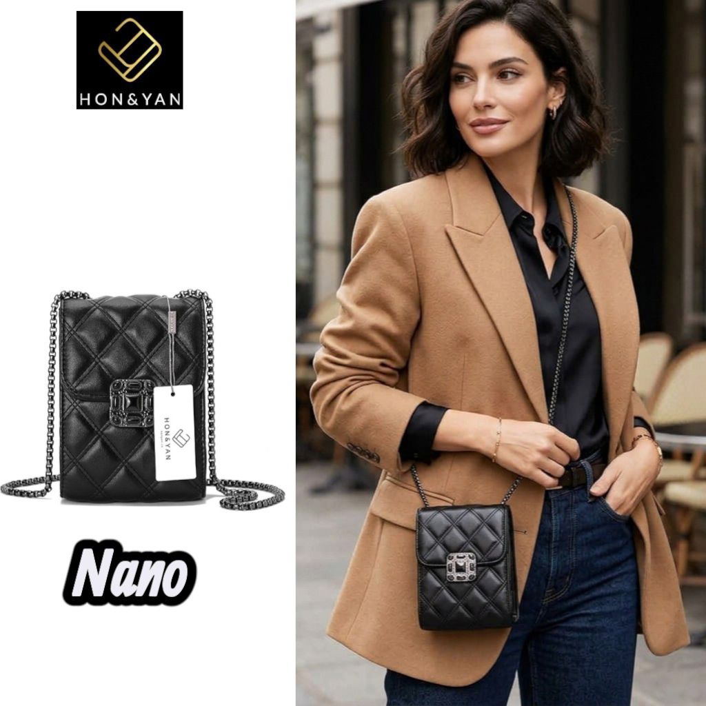 tas bag dompet hp serbaguna honyan hon han hon&yan nano woman wallet