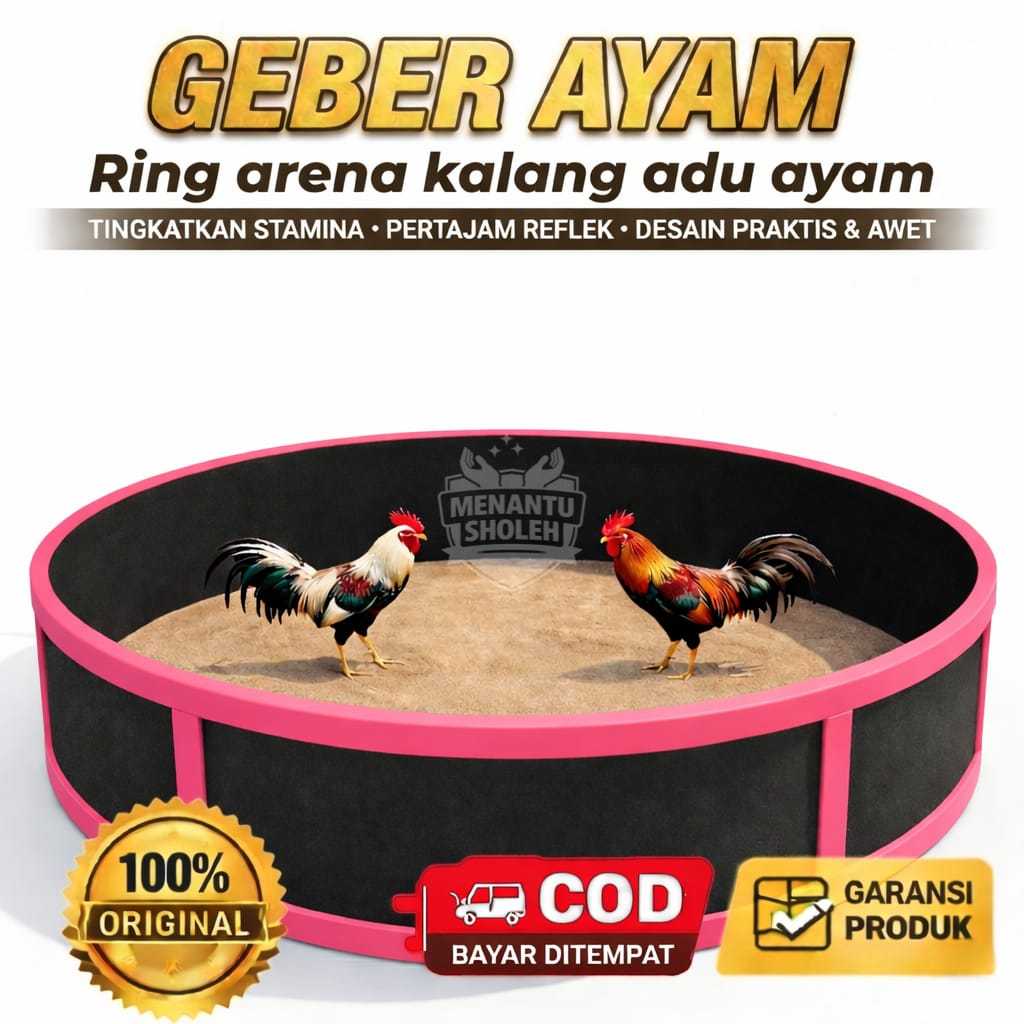 Geber tempat aduan ayam tebal 20mm ring adu arena adu ayam kalang adu battle ayam latihan fisik seta
