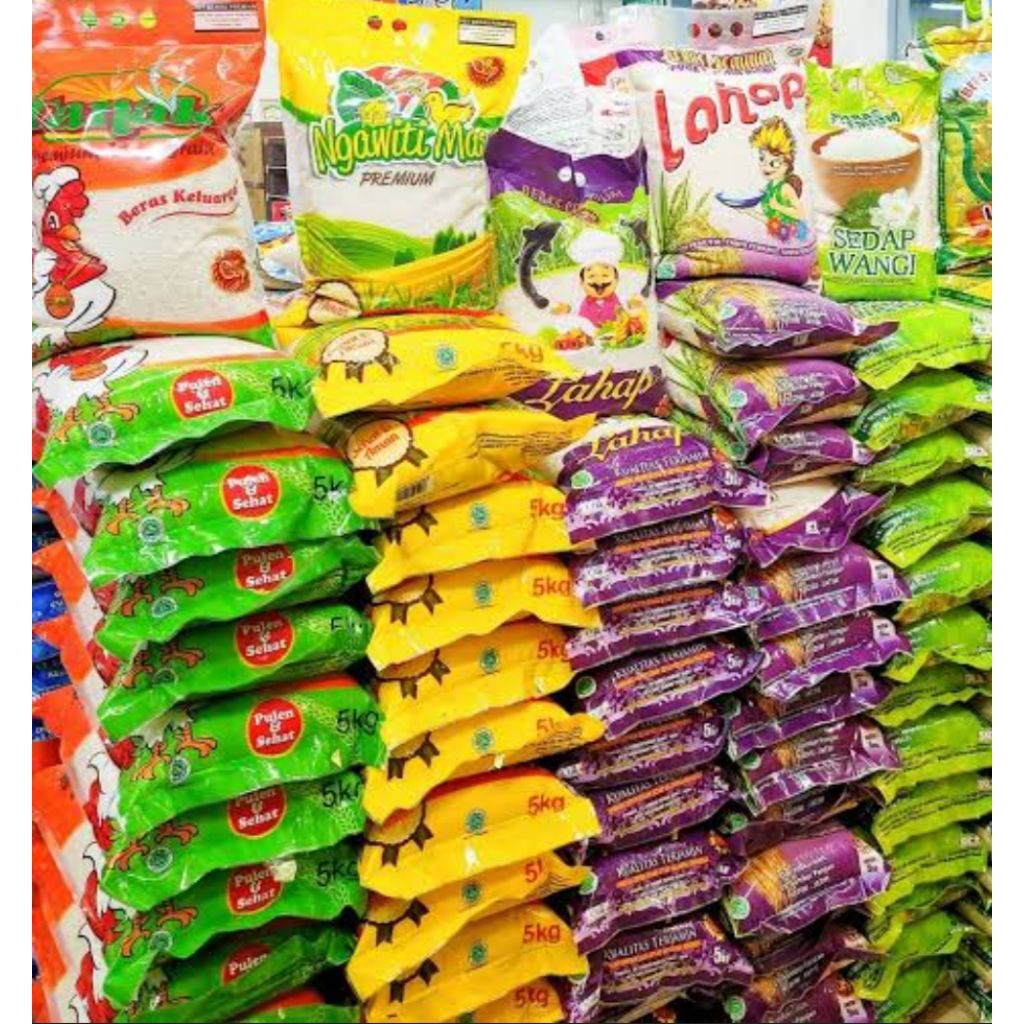 BERAS ANAK RAJA/TANAK/NGAWITI/SEDAP WANGI/SANIA 5 KG