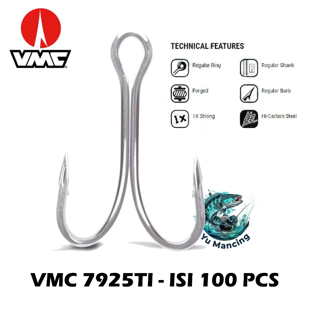 Kail Double Hook VMC 7925TI 90 Derajat isi 100 pcs