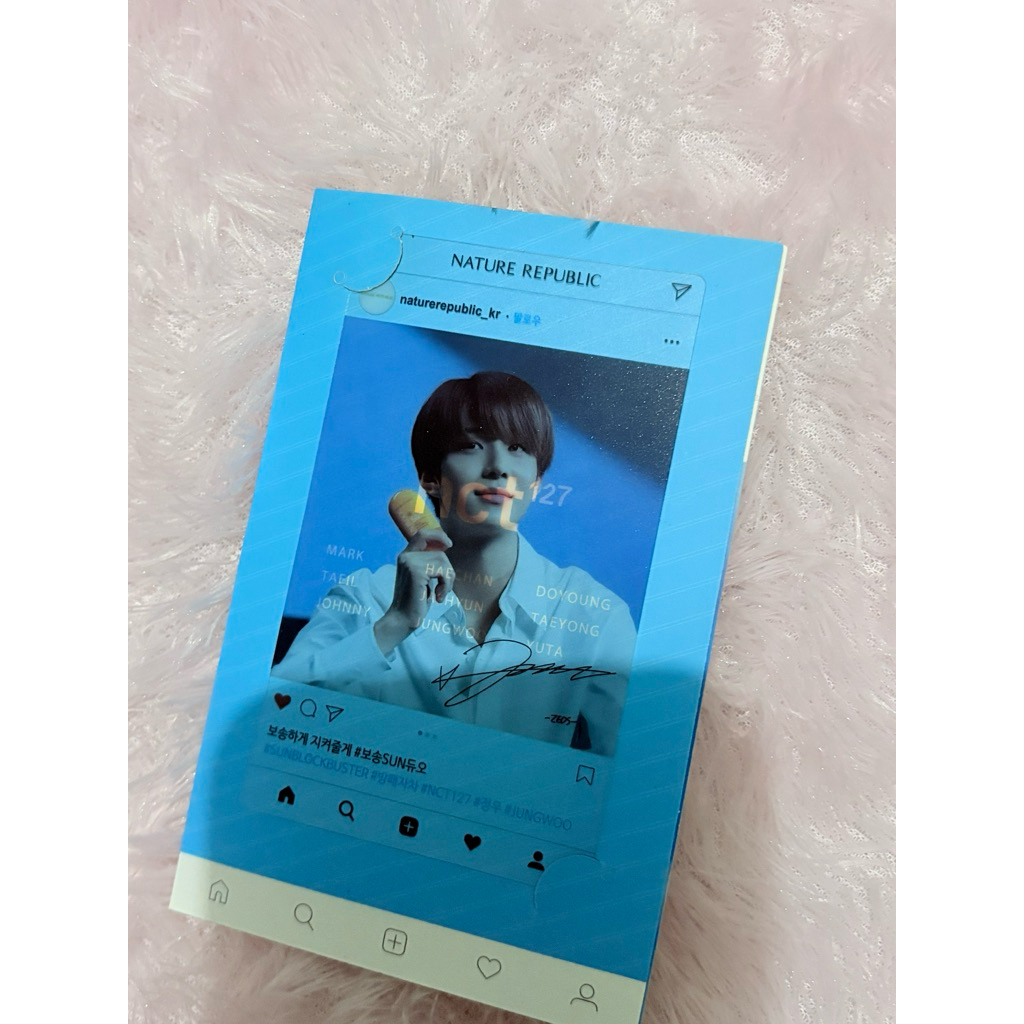 PC NCT 127 JUNGWOO NATURE REPUBLIC