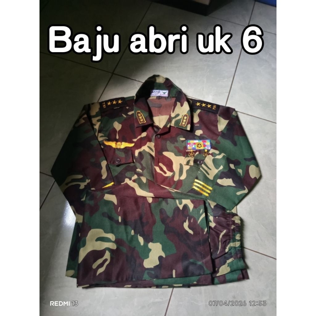 baju anak cowok abri/polisi