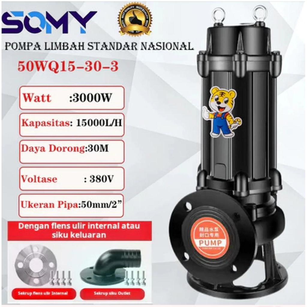POMPA CELUP SOMY/POMPA CELUP LIMBAH 50WQ-30-3