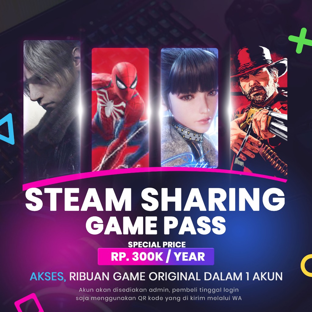 Steam Sharing Gamepass | Play Offline Mode