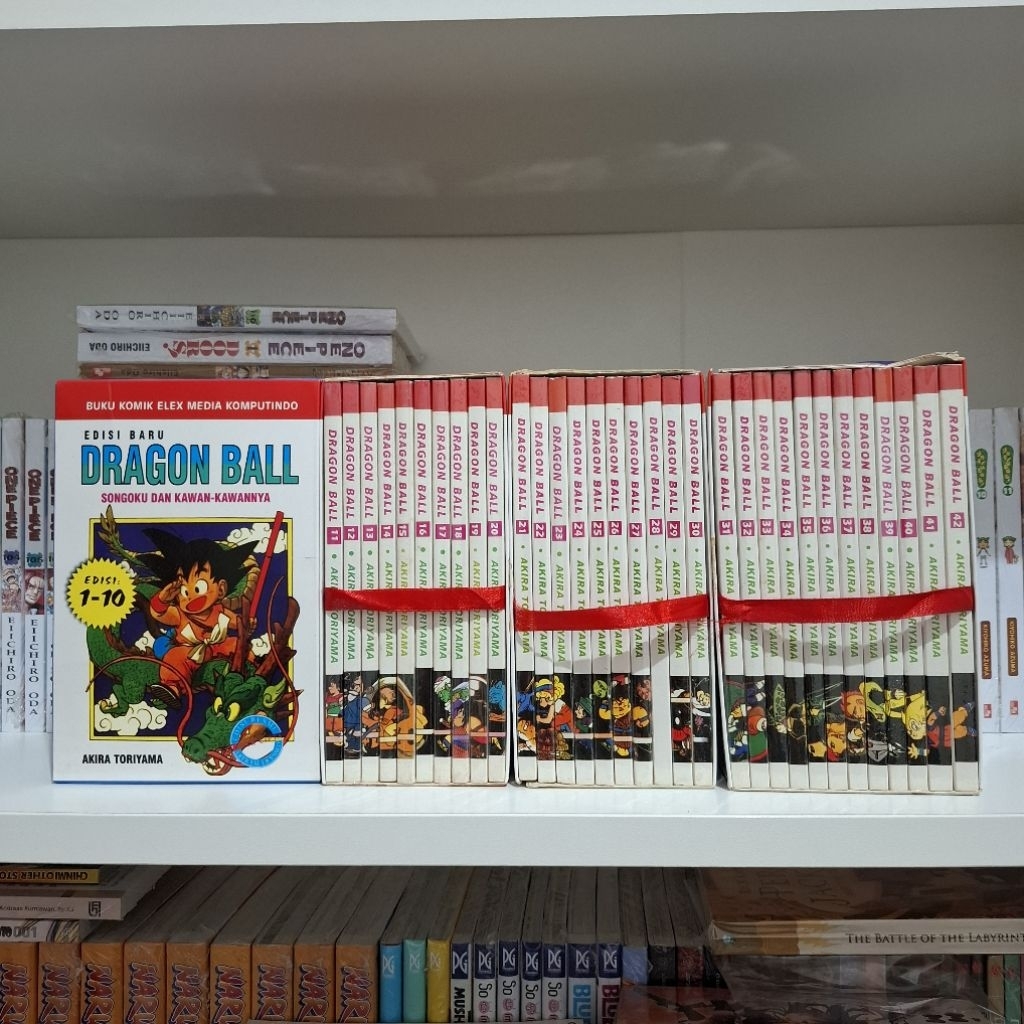 Komik Dragon Ball Box Set vol 1 - 42 Tamat List Merah by Akira Toriyama | Dragon Ball Boxset List Me