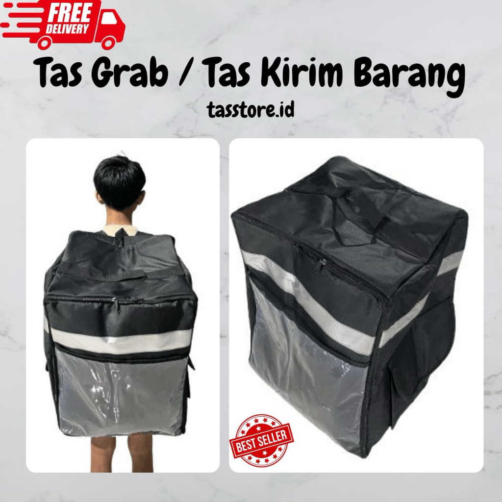 TAS PUNGGUNG KURIR / TAS DELIVERY / TAS GRAB / TAS GOFOOD (WATERPROOF)