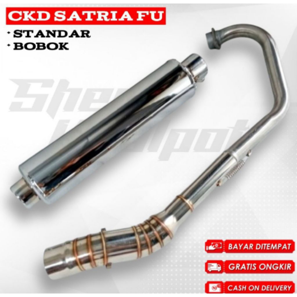 Knalpot CKD standar satria Fu PNP Vixion,Verza,cb 150