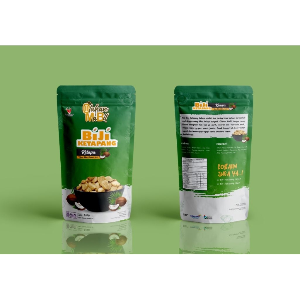 Olahan Mabil Biji Ketapang kelapa 140gr