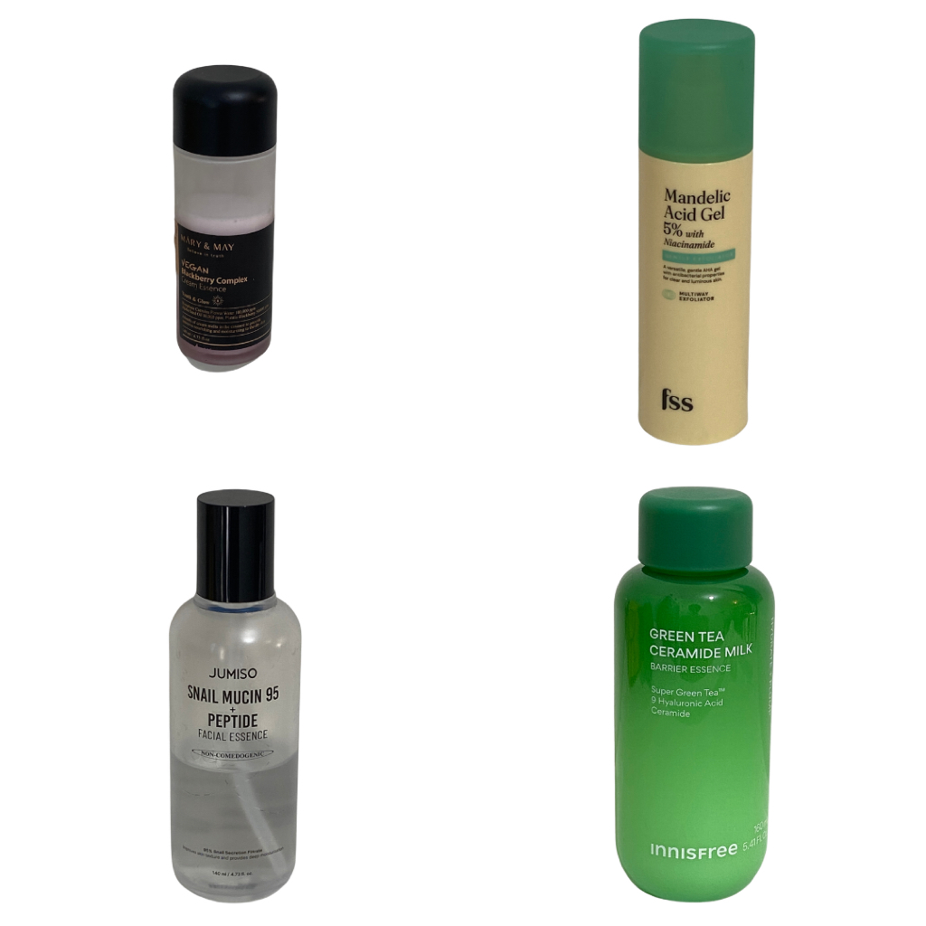 SKINCARE KOREA | PRELOVED |  mary & may abib isntree jumiso numbuzin | serum toner essences toner pa