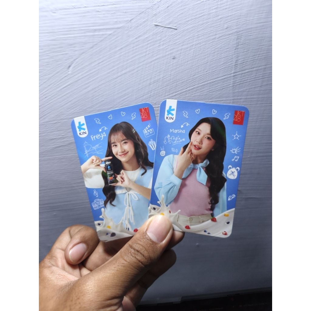 PC potho card KIN x JKT48 Freya JKT48 & Marsha JKT48