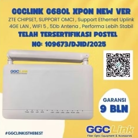 GGCLINK G680L dual band xpon epon gpon