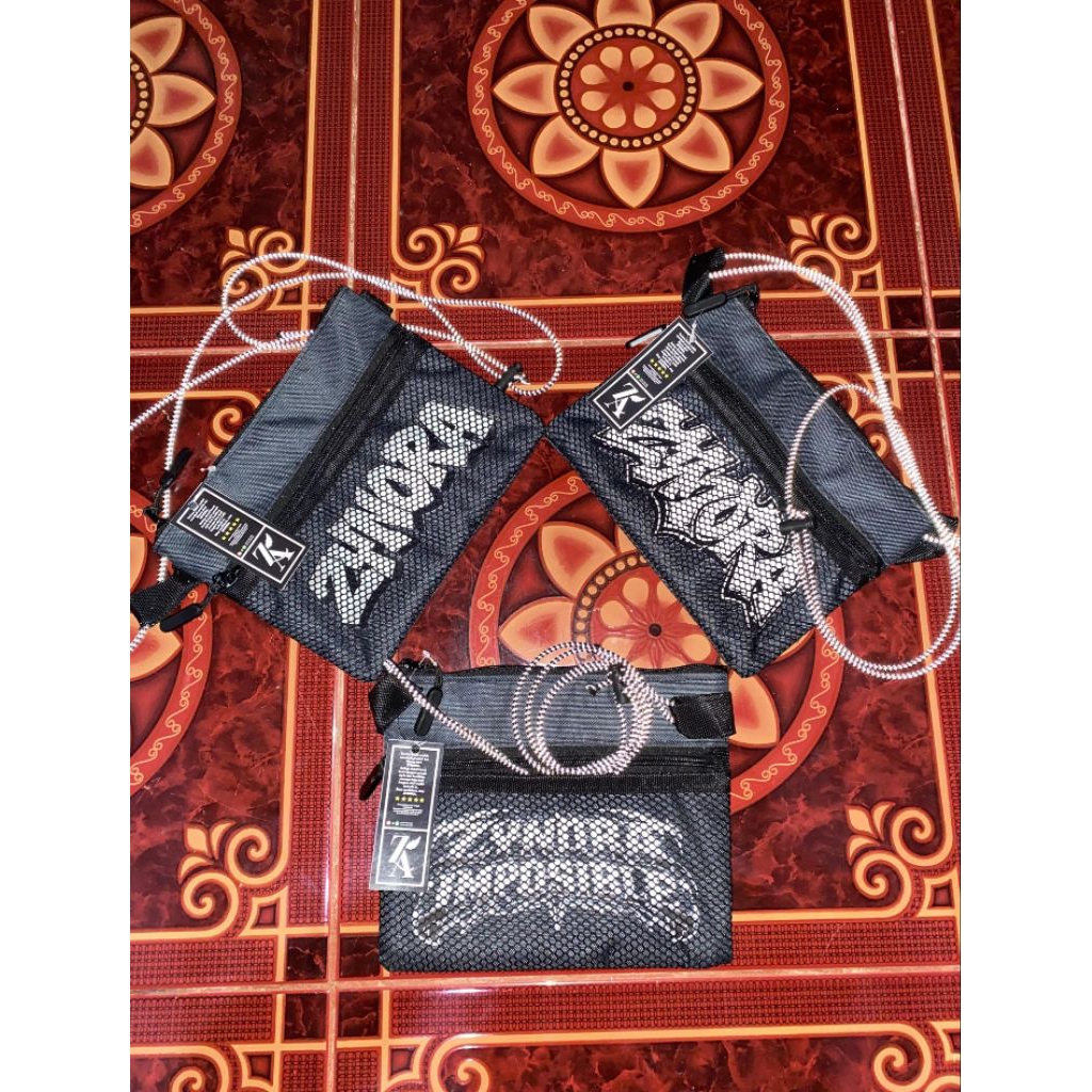 Tas slempang cowo cewe, Tas Sling bag pria wanita, Tas Skena Tali Reflektive, Tas kalcer, Tas tali m