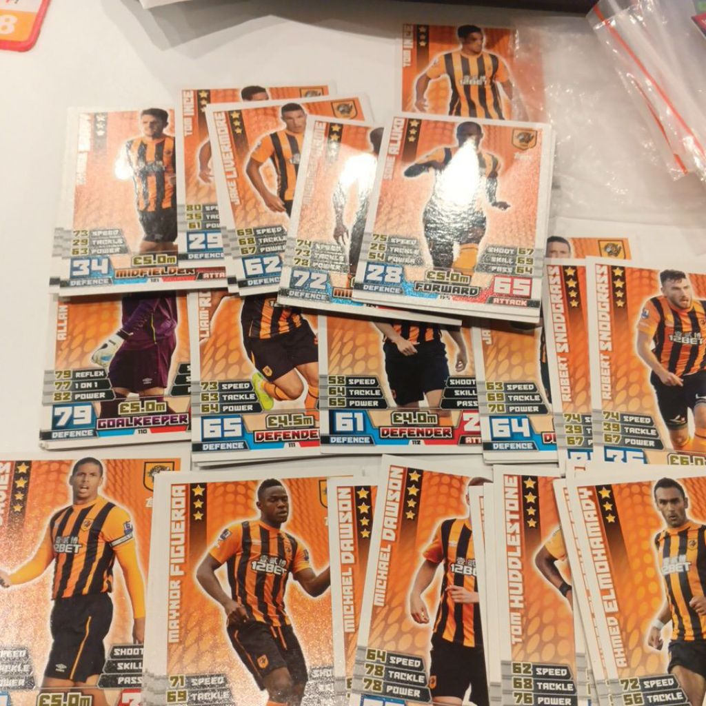 kartu bola match attax epl 2014/2015 Hull City