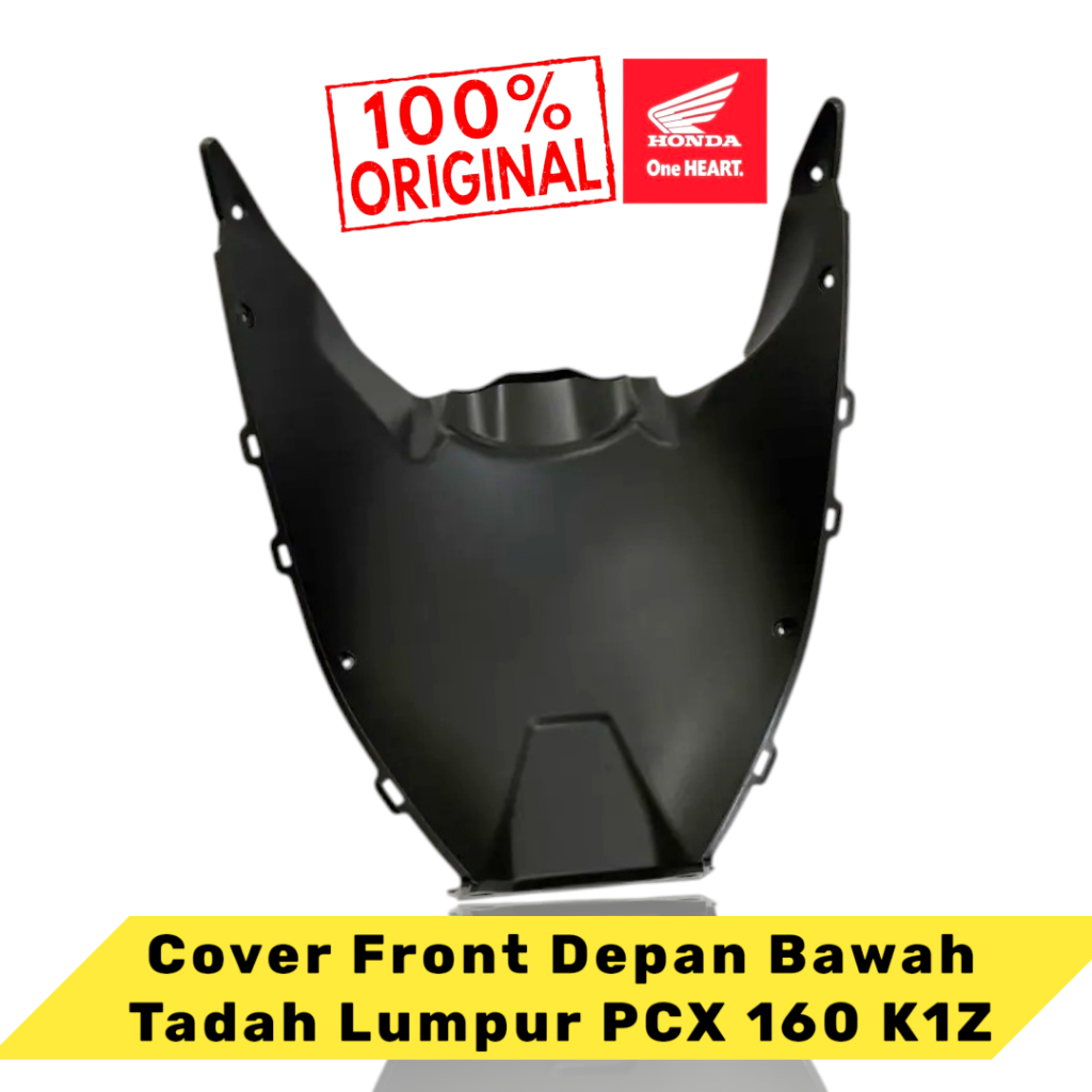 64521-K1Z-J10 Cover Front Depan Bawah Lumpur Hitam Honda PCX 160 K1Z