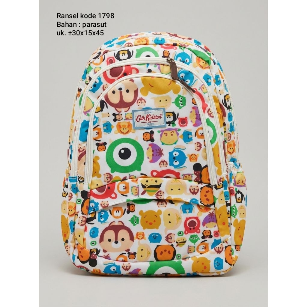 Tas Ransel Wanita Cath Kidston Motif Karakter Lucu Backpack cantik & stylish.