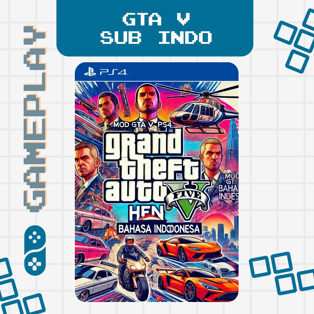 [GAMEPLAY][PS4] GTA V MOD SUB INDONESIA PS4 - Link Download