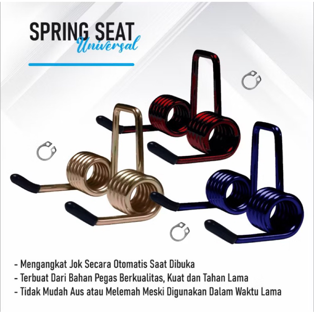 Spring Seat Universal / Per Jok Motor Matic & Bebek Honda Yamaha – Per Jok Otomatis Buka Jok Motor
