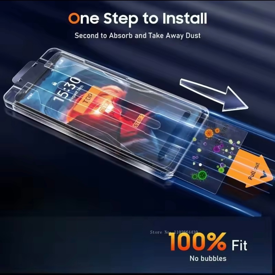 MAGIC ULTRA XTREME FIT Anti-Spy Privacy/Clear HD iPhone X - 17 Pro Max Glossy Tempered Glass EZ FIT
