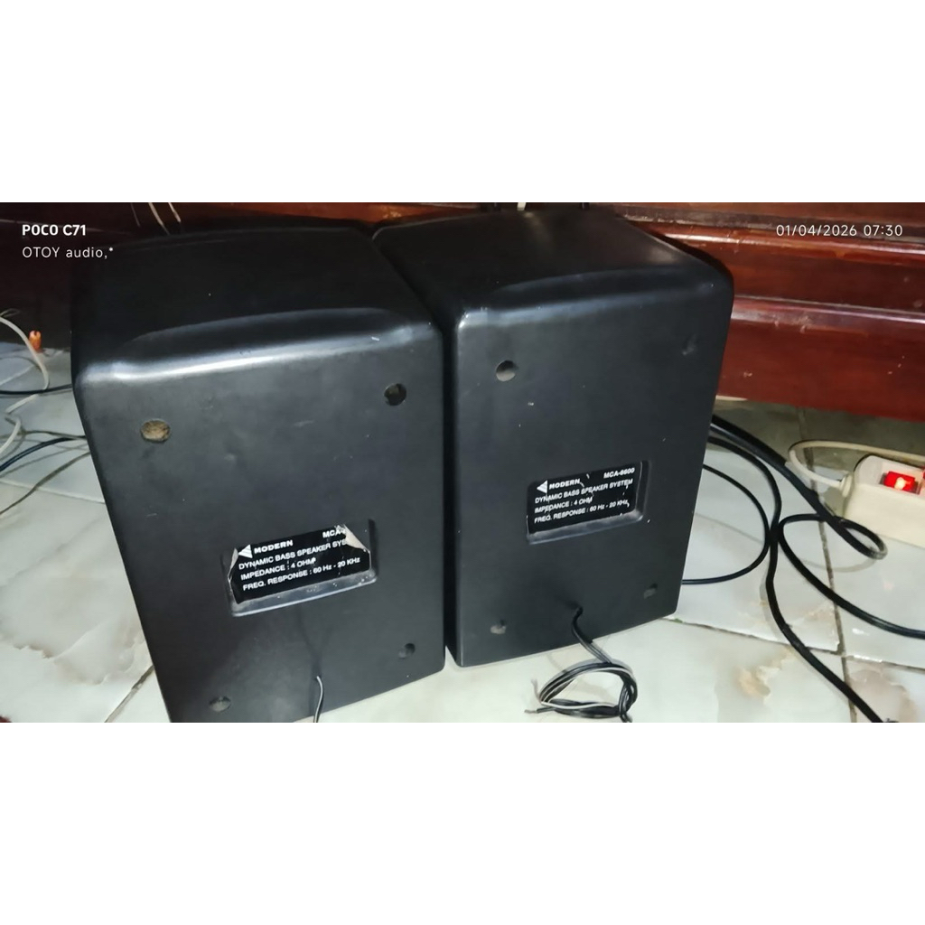 Speaker pasif bekas Compo Merek Polytron