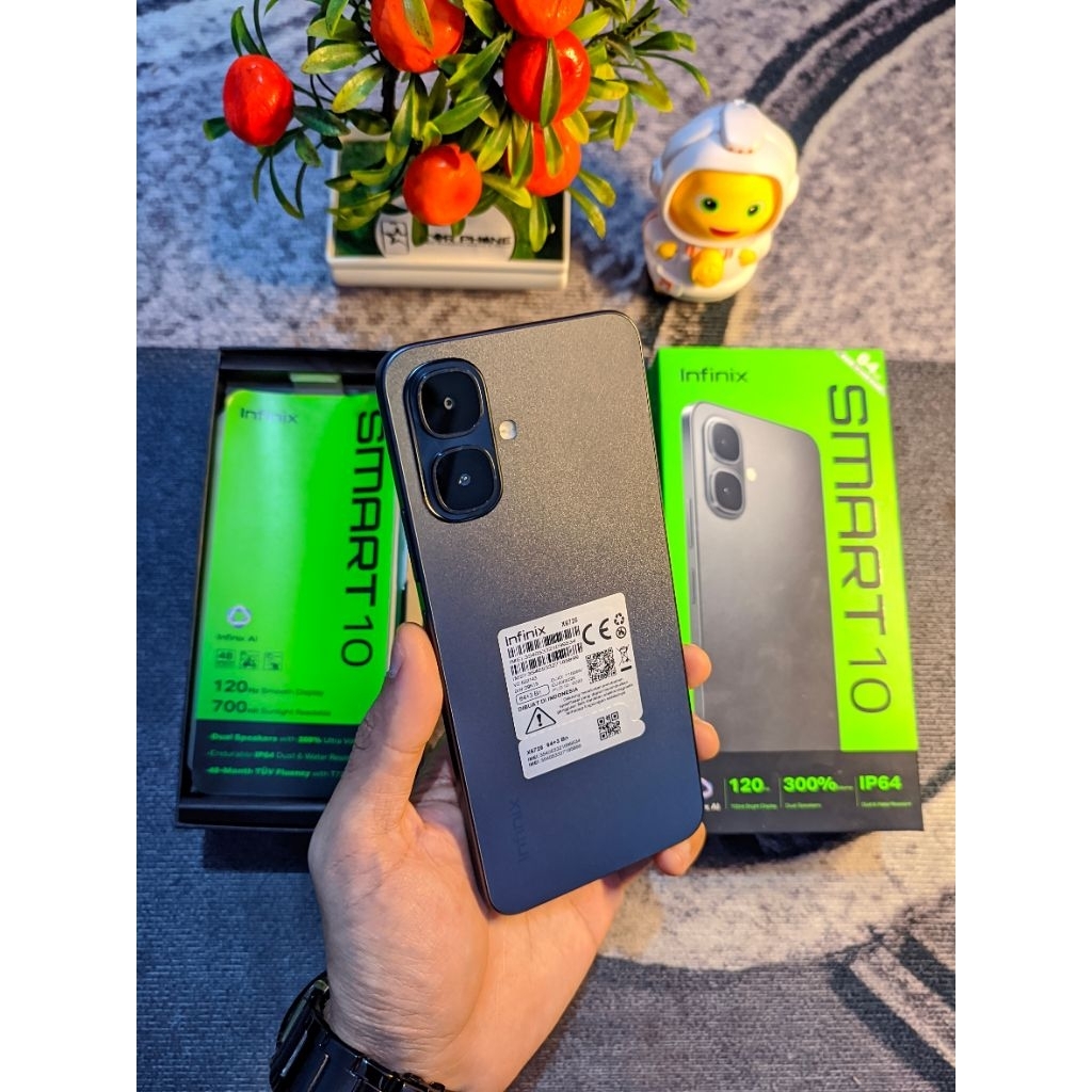 Infinix Smart 10 Ram 3+3/64GB SECOND LIKENEW FULLSET ORIGINAL
