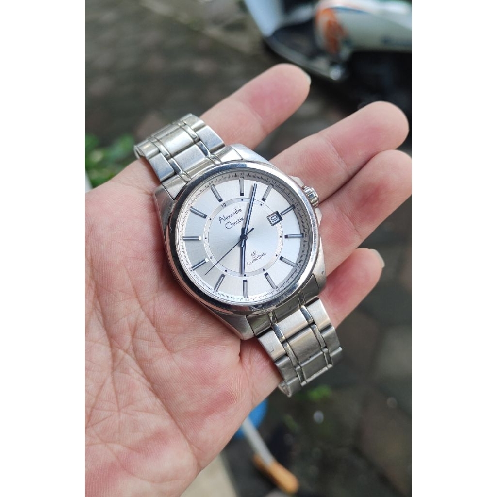 jam tangan original Alexandre Christie pria second bekas preloved