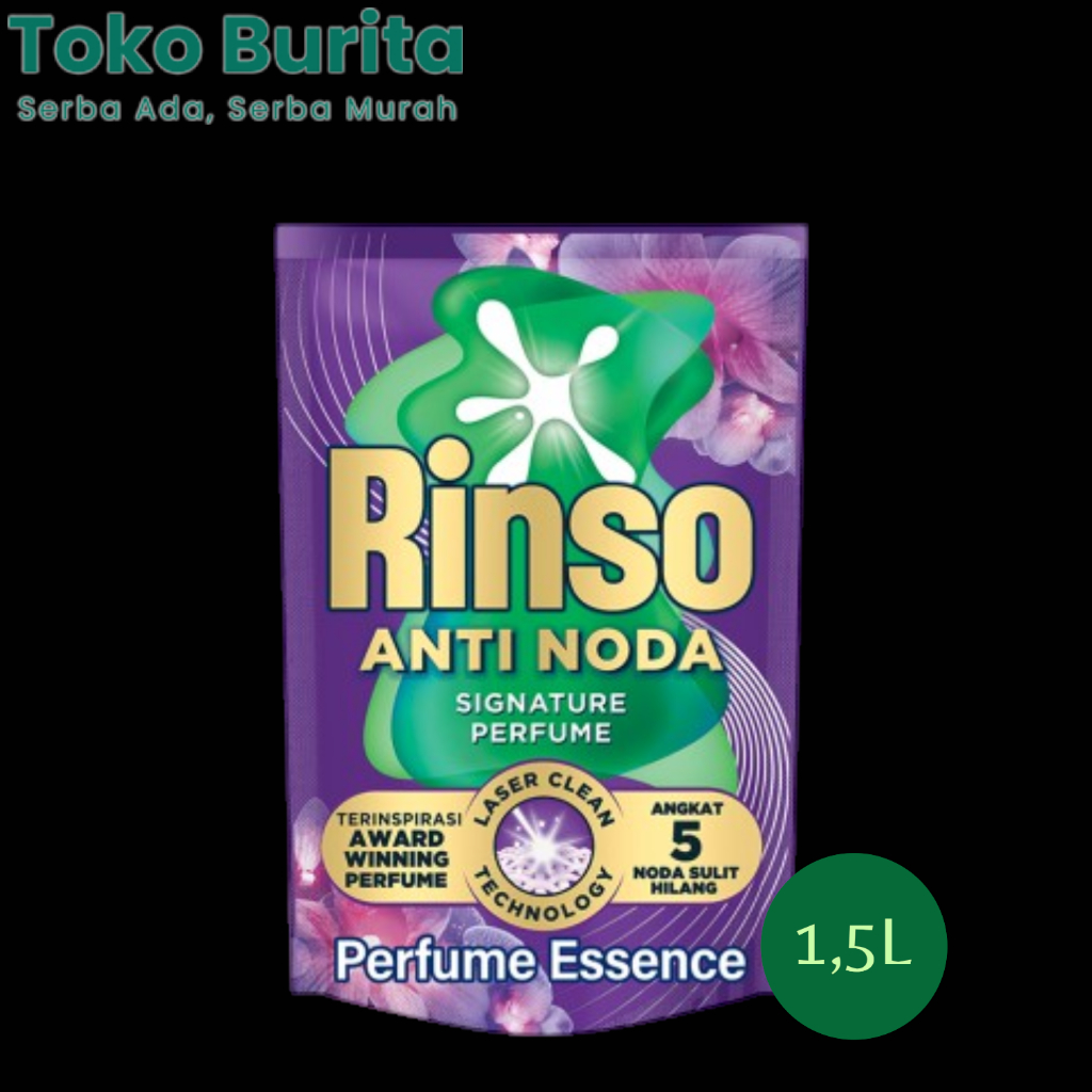 Rinso Anti Noda Deterjen Cair Refill 1.5 Liter
