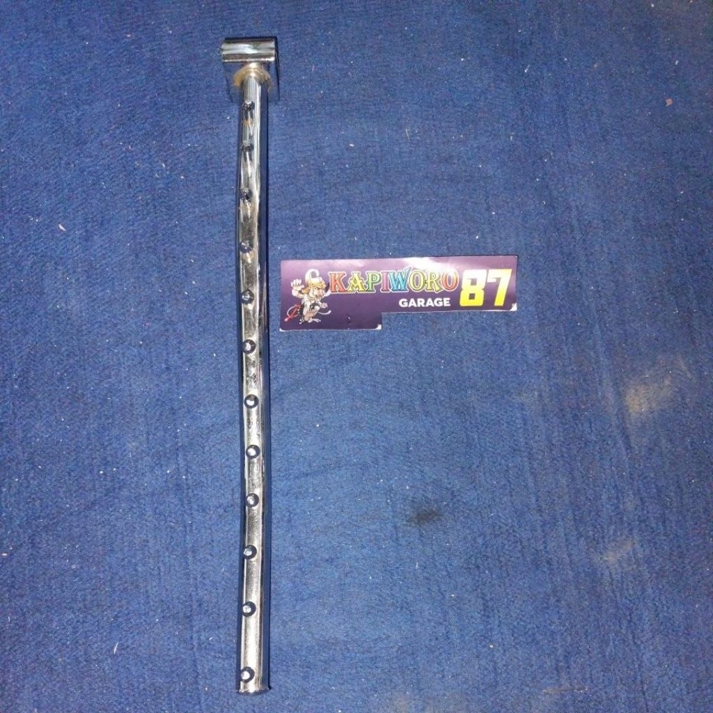 suling hanger besi pipa kotak/gantungan hanger besi paku 12 bahan besi crome