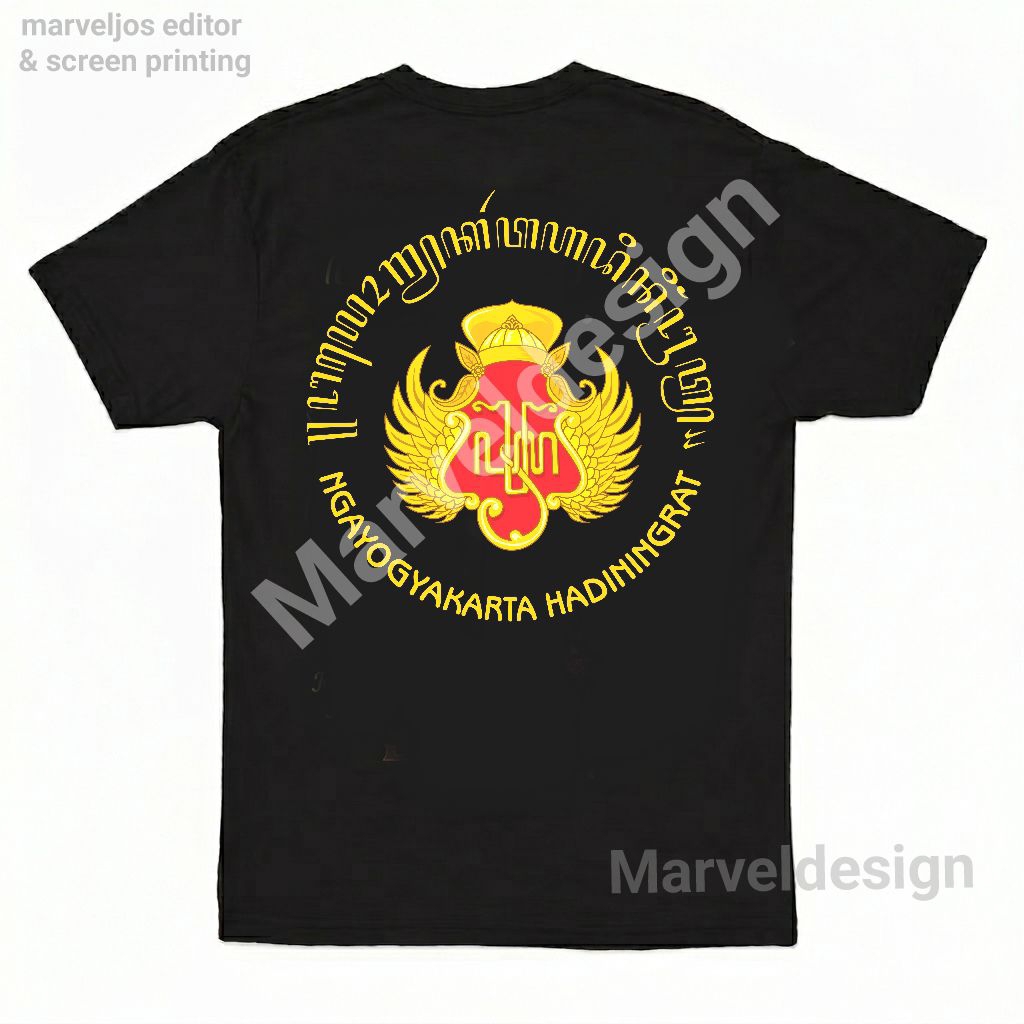 Kaos jawa Ngayogyakarta hadiningrat, aksara jawa