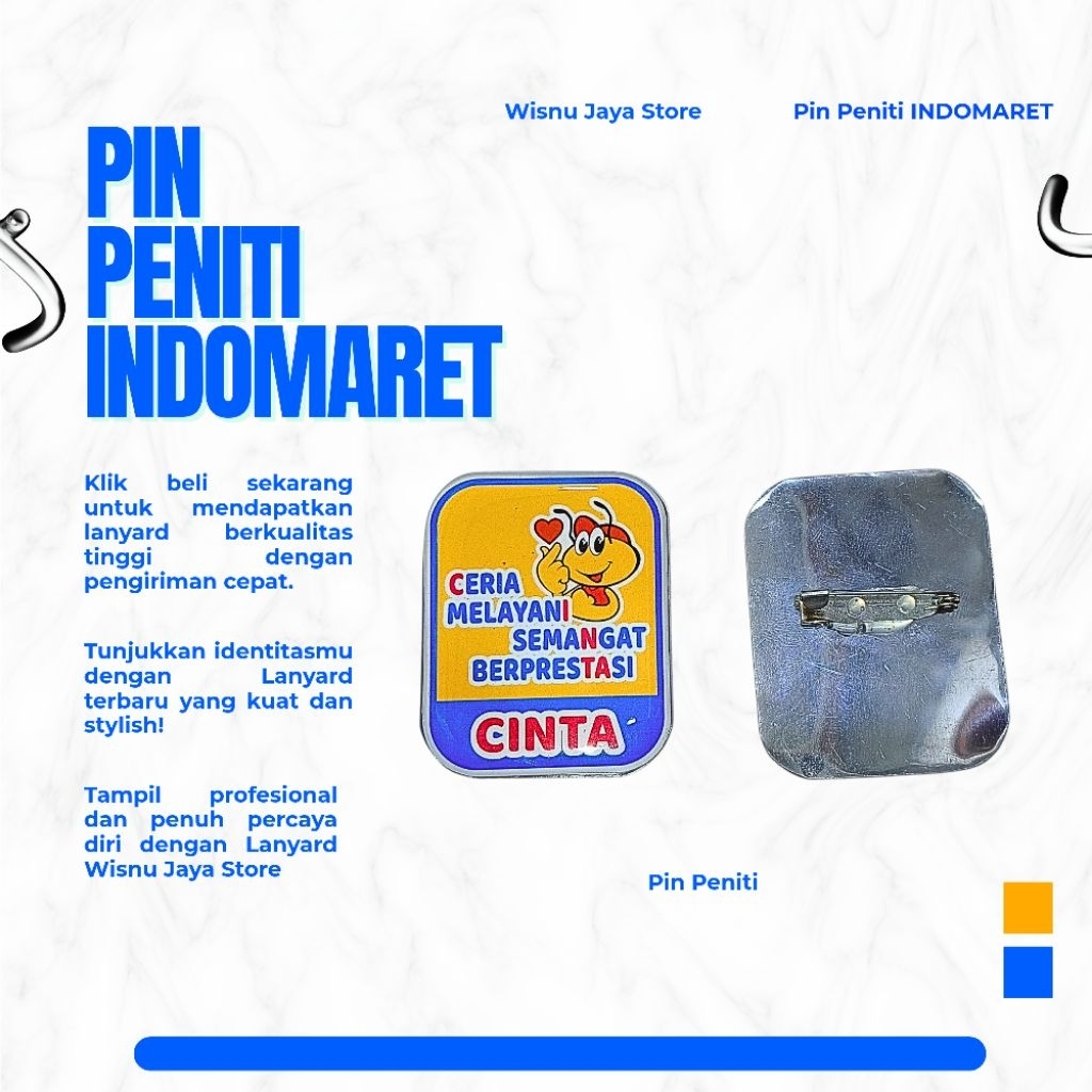 Pin Bros Magnet Indomaret [BISA CUSTOM] | Pin Magnet Custom