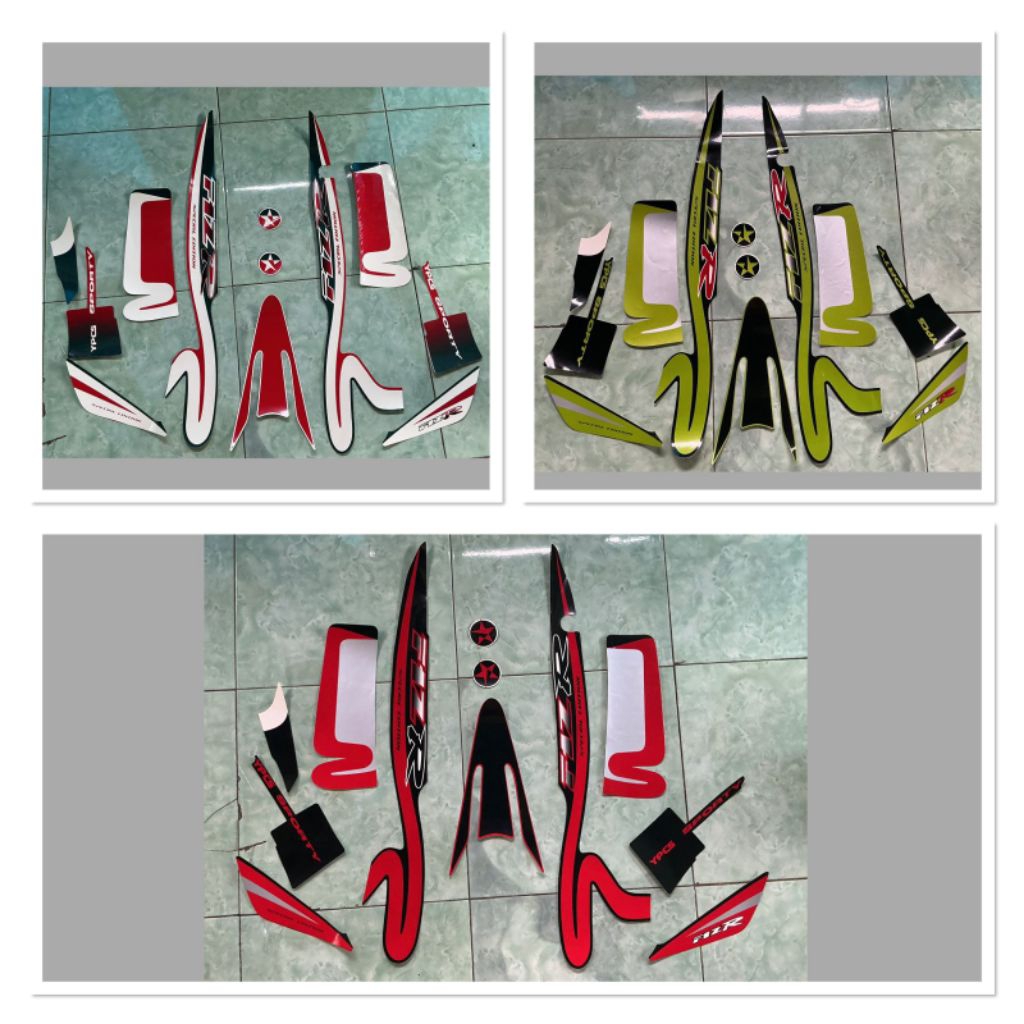 Striping Stiker Liat body motor F1ZR CALTEX
