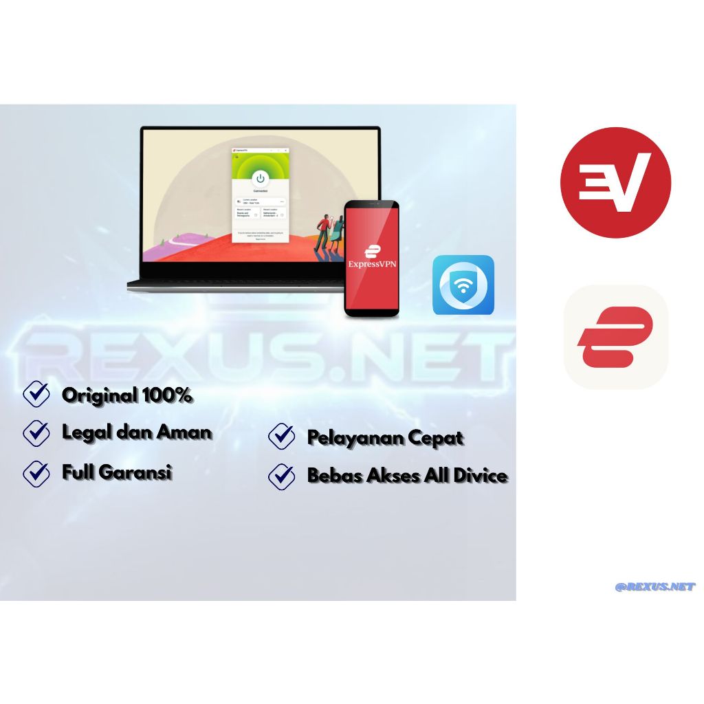 VPN Express Premium 1 Bulan All Device Fullgaransi